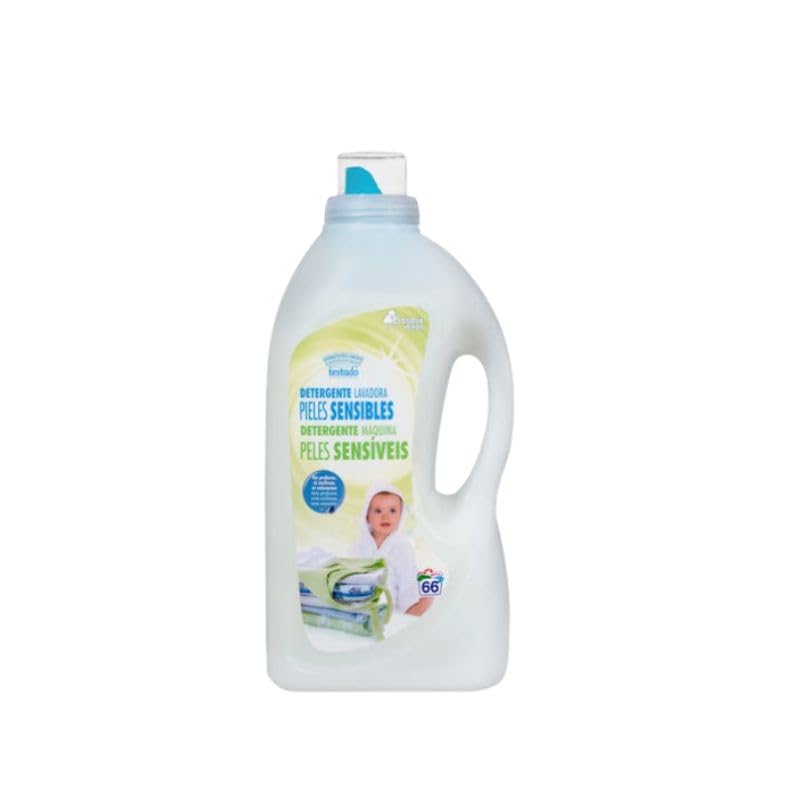 Detergente líquido para ropa Pieles Sensibles Bosque Verde – Botella 66 lavados (1,98 L)