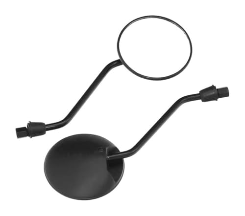 Espejos retrovisores redondos universales de 8 y 10 mm para manillar de motocicleta 2 uds