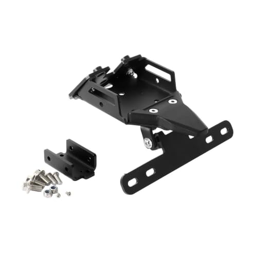 Support plaque arrière noir moto 675SRR rigide anti vibration