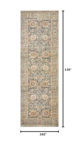 Image of Loloi Margot Ocean /Spice 8'-6 inch x 11'-6 inch Area Rug