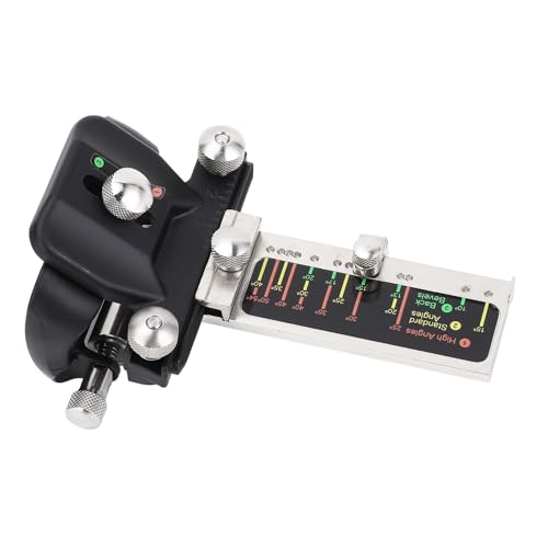 Guide d'affûtage angle fixe avec plaque d'échelle pour lame de raboteuse