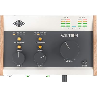 Universal Audio Volt 276 USB Audio Interface - Bundle with 2 XLR Cables