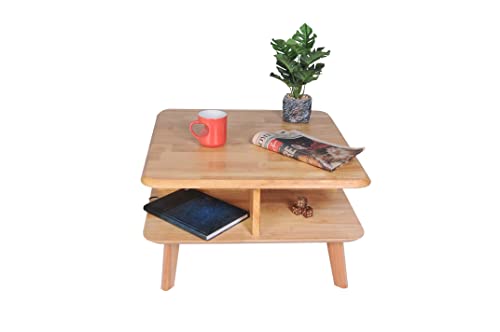 Image of Solid Wooden Coffee Table Center Table Tea Table for Living Room Bedroom