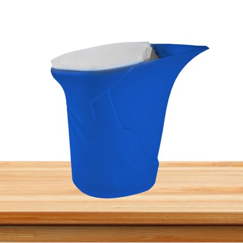 Generico Para Camping | Hervidor De Té De Silicona De 360 Millilitros, Máquina De Café Portátil Con Válvula,Para Camping Senderismo Mochila De Hombro Picnic Playa Fiesta Viaje