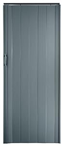 H&S Grau Doppelwandprofil Falttür 202x96 cm