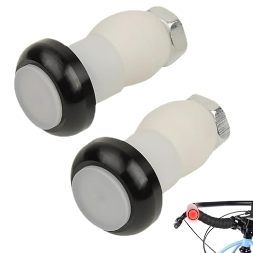 Fanale per manubrio con luce costante e lampeggiante 2 modalità, indicatori di direzione LED, indicatori di direzione, indicatori di avvertimento per ciclismo, in lega di alluminio