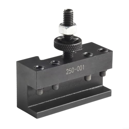Image of Quick Change Tool Post Kit for Metalworking Lathes Type 250 Series Tool Holder Set with Wedge, Turning, Boring and Knurling Holders(250-001)