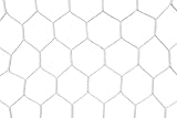 Kwik Goal Premier Hex Soccer Net, White, 8H x 24W x 6D x 6B