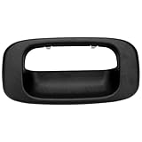 IRONTEK Black Tailgate Handle Bezel Replacement Compatible for Chevrolet 99-07 Silverado 1500/ Silverado 2500, for GMC 99-07 Sierra 1500/ Sierra 2500 Tailgate Handle Bezel