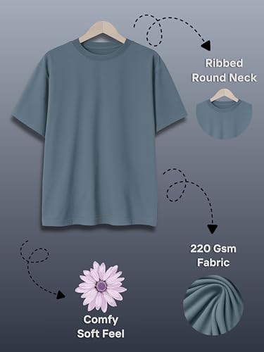 Image of Couple T-Shirts Cotton | Oversized Tshirt for Men Women Love (Set of 2 | Regular Fit | OSHS CT8)