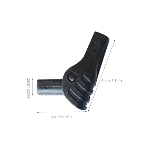 Soporte varillas camping con conector nylon campaña impacto resistente negro bajas temperaturas 2