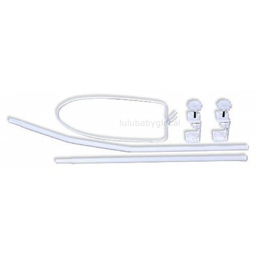 Asta per Baldacchino per lettino, con morsetto