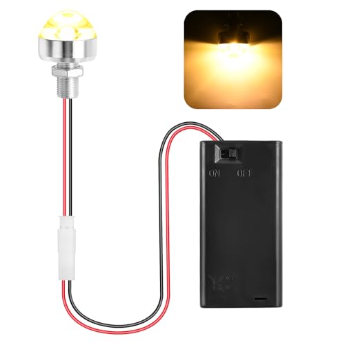 Mini Luces LED para Casa de Muñecas, Luces LED en Miniatura, Luces LED Pequeñas, Luces LED Pilas, Mini Luz LED para Vitrinas Casas de Muñecas Bricolaje