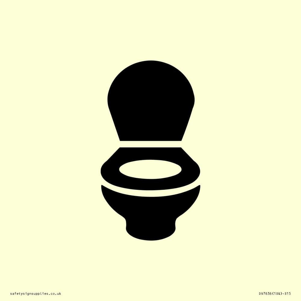 WC Toilet Sign - 150x150mm - S15
