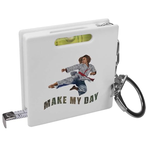 'Aerial Strike Martial Arts Prodigy' Keyring Tape Measure/Spirit Level Tool (KM00037431)