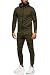 Produktbild behype. Herren Basic Sportanzug Trainingsanzug Jogginganzug 70-1113 Khaki S