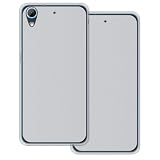 UOGNADGD 2-Pack TPU Case Compatible with HTC Desire 626S Phone Cover - Shockproof Flexible Protective Accessories with Precise Cutouts (White+White)