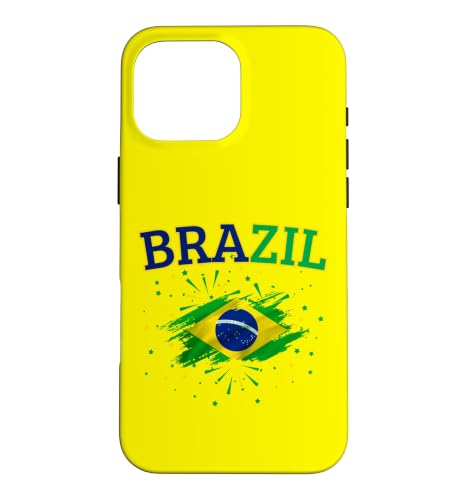 Brasil Flag Brazil Kids Womens Mens Retro Brazilian Souvenir �X�}�z�P�[�X iPhone 16 Pro Max �p