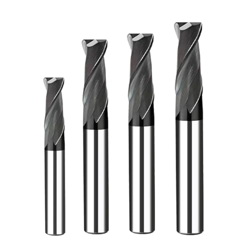 Fraise en bout à rayon d'angle 2F en carbure BK2055, la haute précision pour acier
