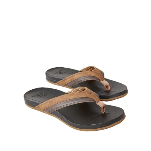 Tongs Rip Curl Hommes Soft Top avec semelle amortissante marron et tan