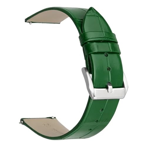 Bracelet montre cuir à dégagement rapide et boucle acier inoxydable robuste