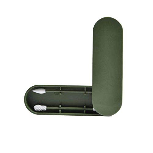 Bastoncillos de algodón reutilizables, lavables, de silicona, para limpieza de oídos, cosméticos, bastoncillos de algodón de doble cabeza, herramienta de belleza, práctica y popular, práctica y