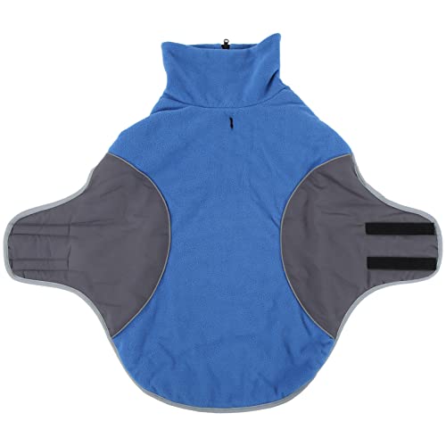 Colete para cães, fecho de velcro com proteção fria roupas de pelúcia multifuncional costura fina pa