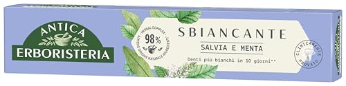 Antica Erboristeria - Dentifricio Sbiancante Salvia e Menta - 75 ml