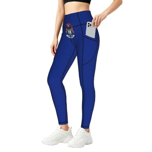 Pantalon de yoga ample Michigan State pour running et détente quotidienne