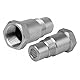 TKSE Lambdasonde Adapter M18*1,5mm, Sauerstoffsensor-Adapter und 2 Stück Lambda Eliminator,46.5mm O2 Sauerstoffsensor Extender, Auspuffanlage Lambdasonde Eliminator für Auto, LKW