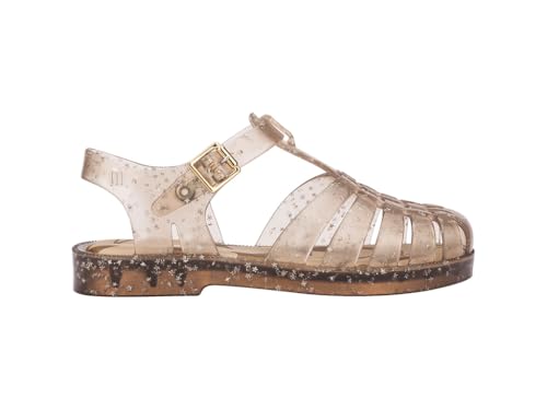 Image of mini melissa Possession Jelly Fisherman Sandal for Toddler and Kids | Iconic Fisherman Jelly Sandal for Toddlers & Girls, Adjustable Buckle, Waterproof, Bubblegum Scent, Play & Dress Shoes
