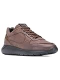 Einsätze in Suede. Hogan Herren Sneaker INTERACTIVE3 Schnürung No Logo 817N, Braun - 817n Marrone - Größe: 42 EU