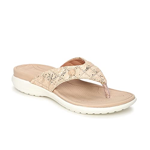 Image of Marc Loire Women's Comfortable Flip Flop Casual T-Strap Flats Slippers