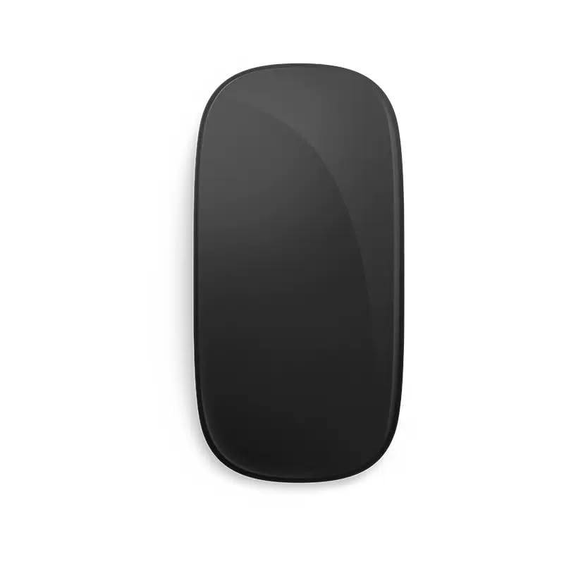 ワイヤレス マルチタッチ Surface マジック マウスの代替品 USB C 充電式 Bluetooth タッチ マウス MacOS/Windows/Linux/Android ノートパソコン デスクトップ PC スマートフォン タブレットに対応 (黑)
