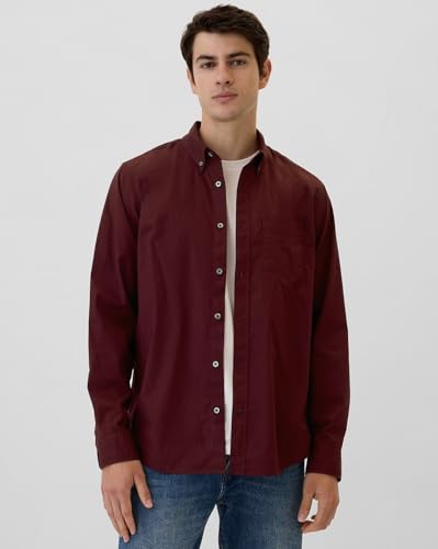 Image of Gap Men Regular Fit Checkered Full Sleeves Collared Shirt
