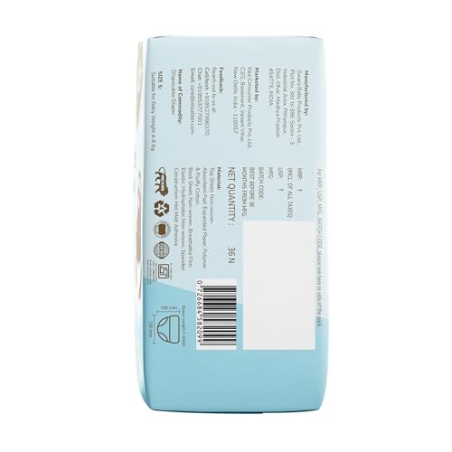 Image of .allter Breeze Baby Diaper Pants - S Size (4-8 Kgs) | 72 Count, Pack of 2 | AirFit Technology for Breathable Comfort | Dermat Tested | 12-Hour Dryness, Super Soft & Absorbent with Wetness Indicator
