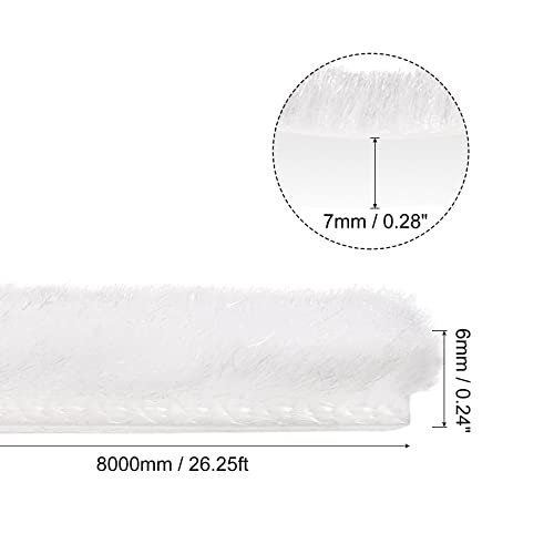 Brosses de calfeutrage blanches haut de gamme pour l'étanchéité des menuiseries