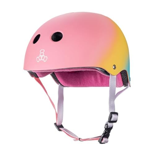 image for Triple Eight Certified Sweatsaver Helmet for Skateboarding, BMX, Rolle