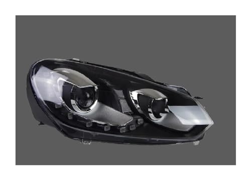 Para VW Para Golf 6 MK6 2009 2010 2011 2012 2013 Faros DRL Luz Circulación Diurna Bombilla LED Bi Xenon LáMpara Pantalla(No low bulbs)
