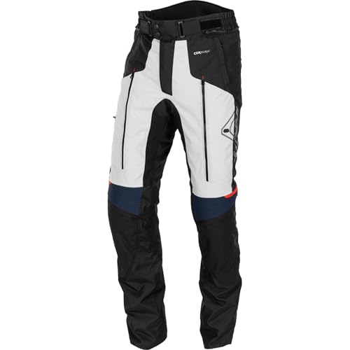 Büse Monterey wasserdichte Motorrad Textilhose, hellgrau, 56