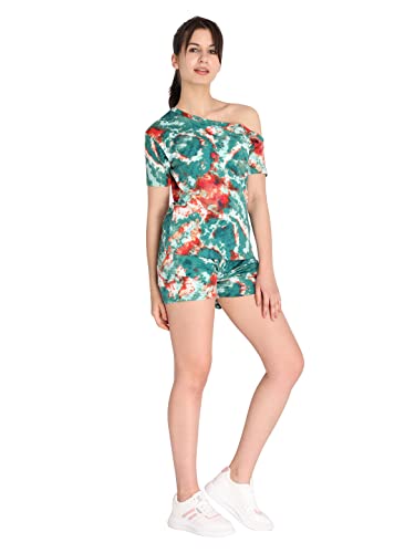 Image of CHKOKKO Women's Polyester Regular Fit Crop Top
