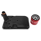 RARAYC Allison 1000 Transmission Filter Kit Compatible with Chevy GMC 2001-2010 Genuine 29537965 Shallow Pan Filter & 29539579 Spin-On Filter 6.6L Duramax (does not fit deep pans)
