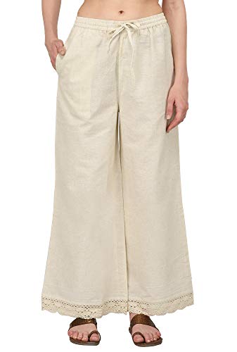 Image of Pistaa's Women's Regular Fit High Rise Palazzo