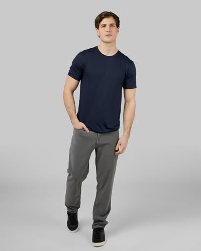 32 Degrees Mens 4 Pack Cool Crewneck T-Shirt | Anti-Odor | Quick Drying | 4-Way Stretch