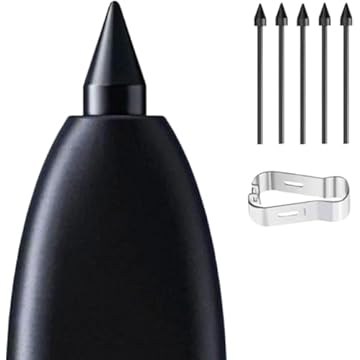 Ponta de substituição para Caneta S Pen Compativel com Samsung Galaxy Note 10 Note 20 Tab S6 lite S7 S8 S9 S7FE S9FE S22U S23U S24U S25U (Preto)
