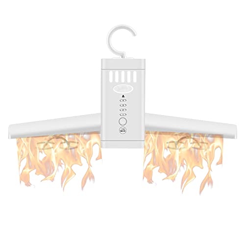 Portable Clothes Dryer Electric Home Energy Efficient, Smart Quick Drying Clothes Rack, Intelligent Hang Dryer Available for Shoes Boots Glove Underwear, Ect for Home Travel