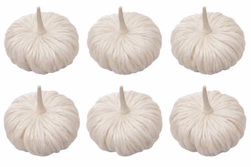 Image of 365 Phool Batti for Daily Pooja, Havan and Religious Rituals, Cotton vattulu for karthika masam, deepam Cotton thriri Wicks, bati for Daily Pooja, Premium bati, Pack of 6.