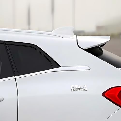 Image of Fuck IT Edition Car Emblem, 3D Cool Badge Vehicle Sticker for Side Rear Front Hood Trunk Door, Auto Exterior Decoration Decal Accessories for Men Women, Universal for Most Cars (Silver /Black)
