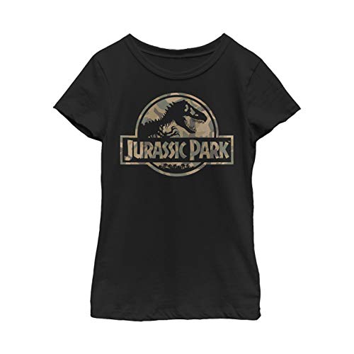Jurassic Park Girls' Camo Logo T-Shirt