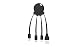 Produktbild Octopus 2 Ladekabel Micro USB, Beleuchtung & USB Typ C schwarz